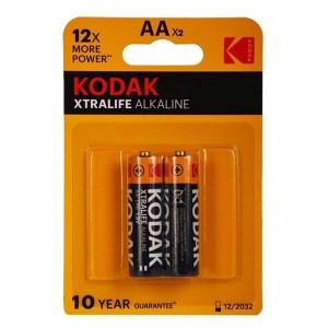 باتری آلکالاین قلمی(AA) کداک مدل XTRALIFE بسته 2 عددی